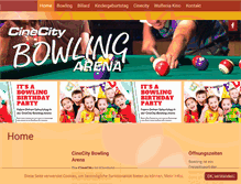 Tablet Screenshot of bowling-arena.at